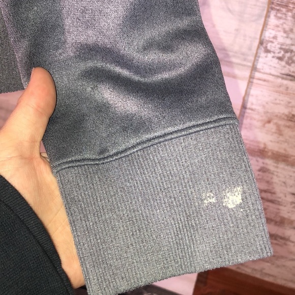 Under Armour cold gear hoodie orange and gray sweatshirt size medium thicker​​ - Picture 3 of 7